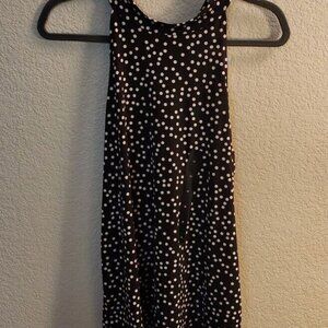 Banana Republic Polka Dot Tie Back Blouse
